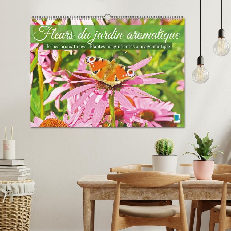 Produktbild: Fleurs du jardin aromatique (Calendrier mural 2027 DIN A2 vertical), CALVENDO calendrier mensuel