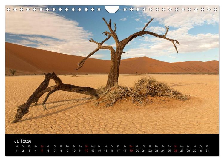 Produktbild: Lichterf&uuml;lltes Namibia (Wandkalender 2026 DIN A4 quer), CALVENDO Monatskalender