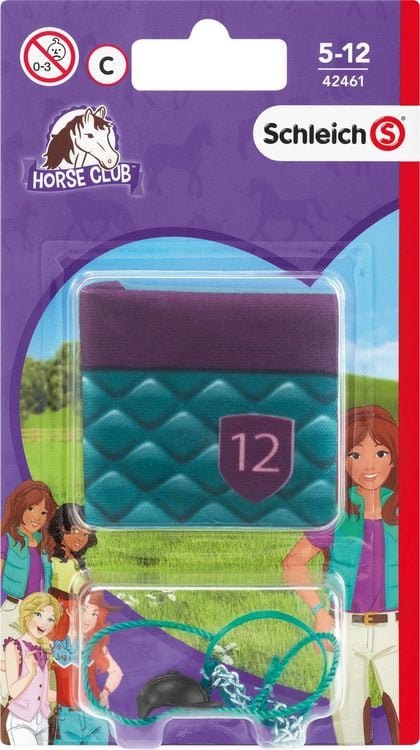 Produktbild: schleich&reg; 42461 - Horse Club, Decke, Halfter und Helm f&uuml;r Lisa & Storm