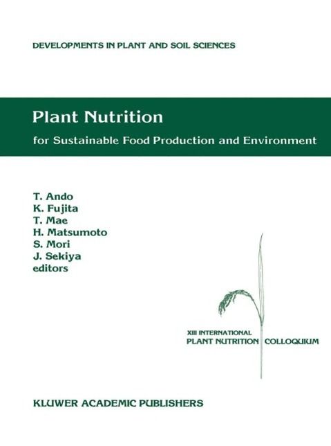 Produktbild: Plant Nutrition for Sustainable Food Production and Environment