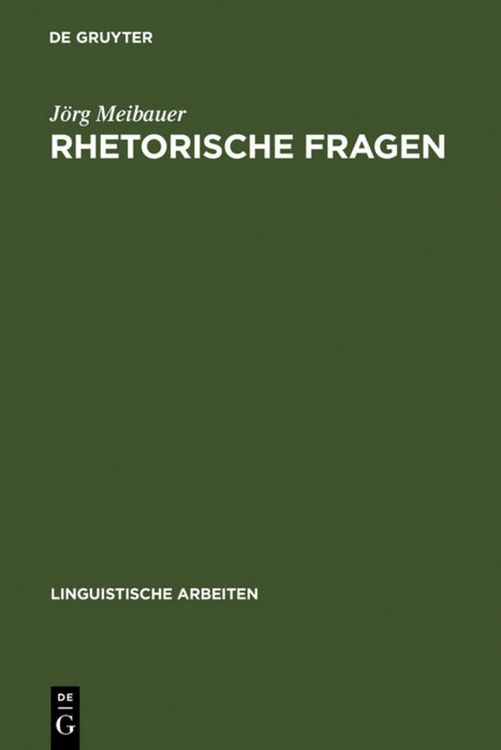 Produktbild: Rhetorische Fragen