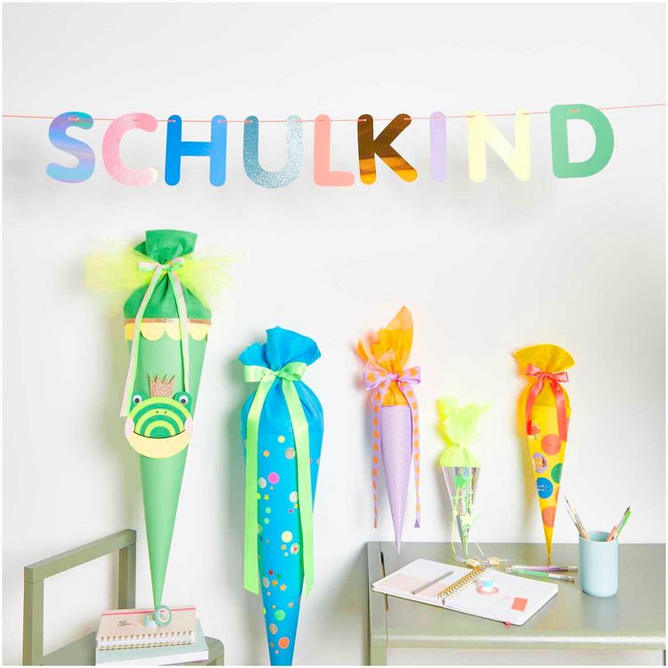 Produktbild: Girlande Schulkind MIX, 5m