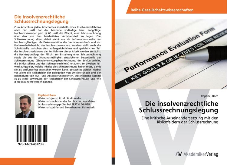 Produktbild: Die insolvenzrechtliche Schlussrechnungslegung