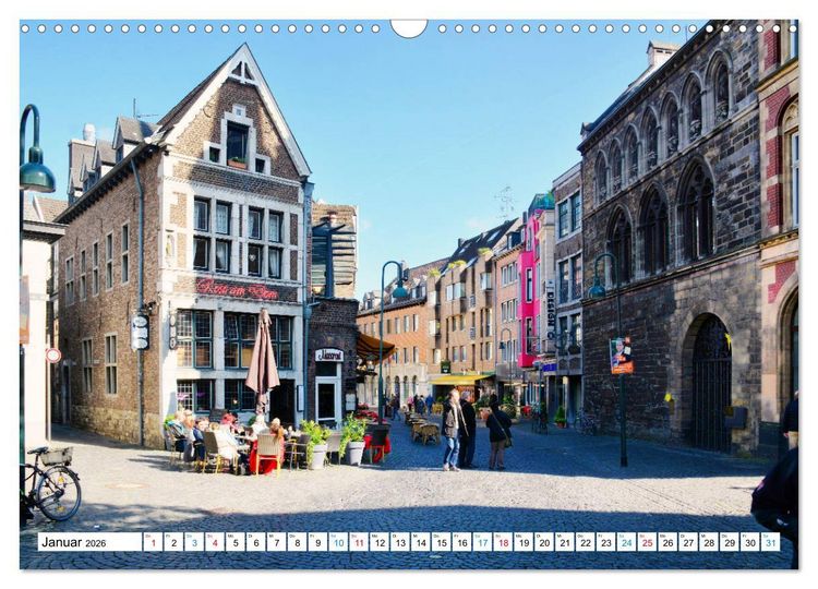 Produktbild: Aachen - Ansichtssache (Wandkalender 2026 DIN A3 quer), CALVENDO Monatskalender