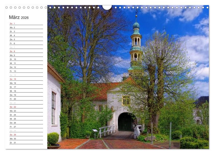Produktbild: Ostfriesland - zwischen Watt und Moor (Wandkalender 2026 DIN A3 quer), CALVENDO Monatskalender