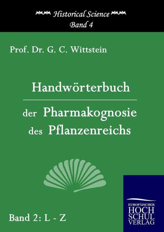 Produktbild: Handw&ouml;rterbuch der Pharmakognosie des Pflanzenreichs