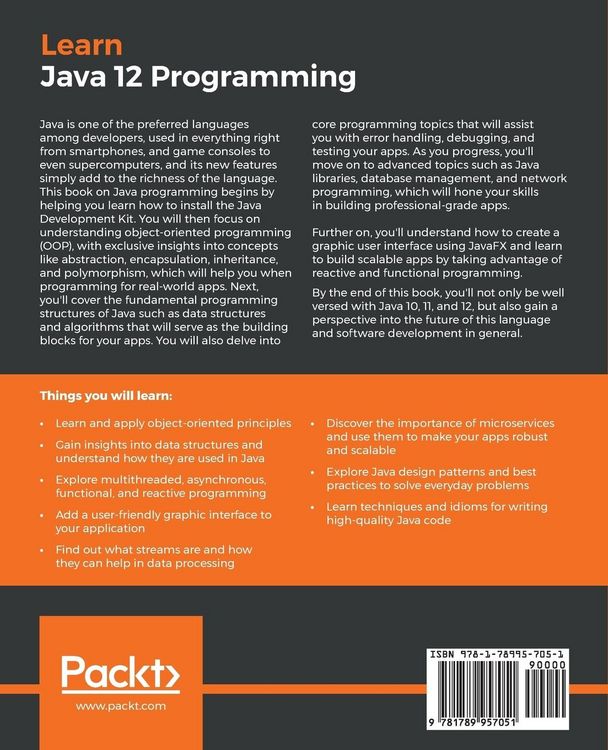 Produktbild: Learn Java 12 Programming