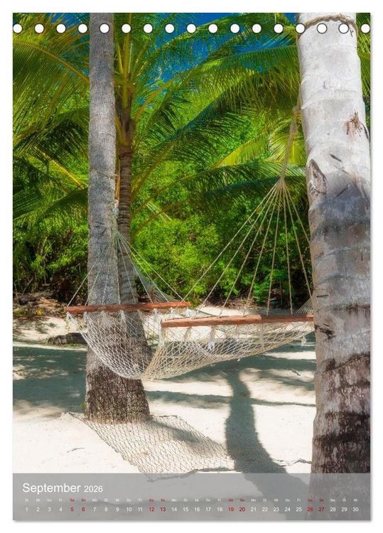 Produktbild: Karibischer Traum Isla Saona (Tischkalender 2026 DIN A5 hoch), CALVENDO Monatskalender
