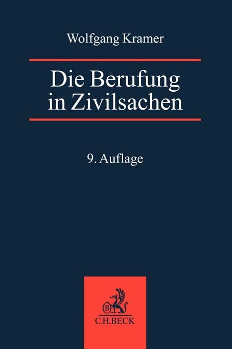 Produktbild: Die Berufung in Zivilsachen