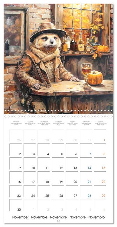 Produktbild: Animal La Belle Epoque (Wall Calendar 2026 12 &times; 12 Inch) CALVENDO 12 Month Wall Calendar