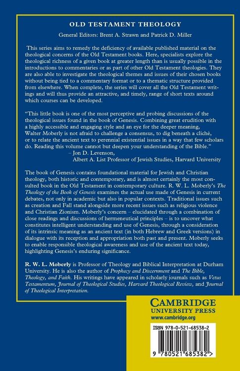 Produktbild: The Theology of the Book of Genesis