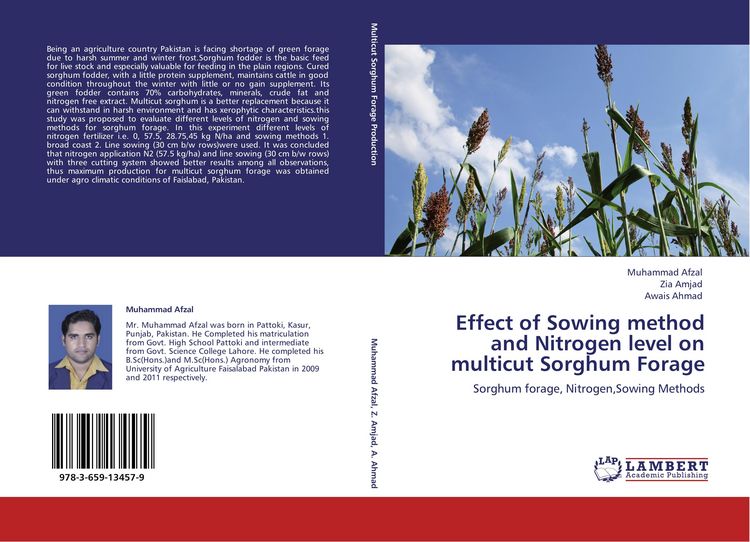 Produktbild: Effect of Sowing method and Nitrogen level on multicut Sorghum Forage