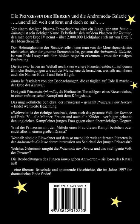 Produktbild: Prinzessin der Herzen - ein Drama im Spiegel der Galaxien