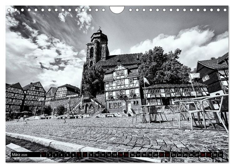 Produktbild: Ein Blick auf Homberg an der Efze (Wandkalender 2026 DIN A4 quer), CALVENDO Monatskalender