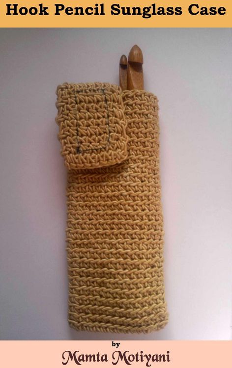 Produktbild: Hook Pencil Sunglasses Case Crochet Pattern