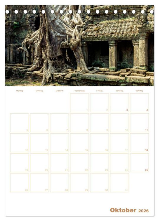 Produktbild: EXOTISCHES S&Uuml;DOSTASIEN - Planer 2026 (Tischkalender 2026 DIN A5 hoch), CALVENDO Monatskalender