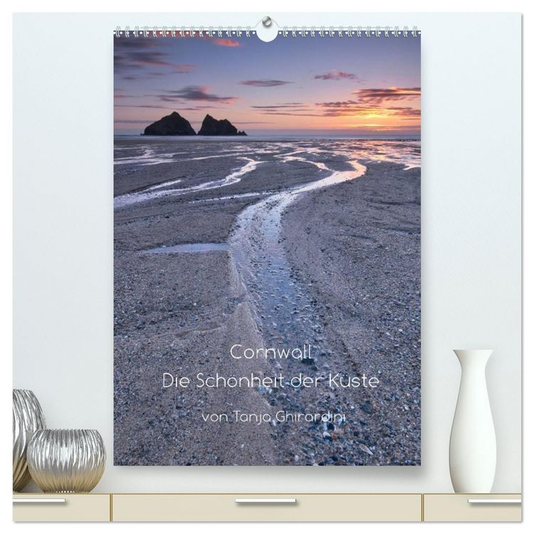 Produktbild: Cornwall - Die Sch&ouml;nheit der K&uuml;ste (hochwertiger Premium Wandkalender 2026 DIN A2 hoch), Kunstdruck in Hochglanz