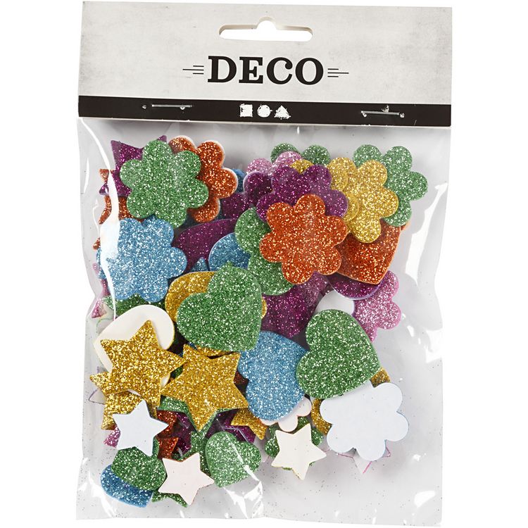 Produktbild: Creativ Company Moosgummifiguren, D 19+29 mm, 100 sortiert