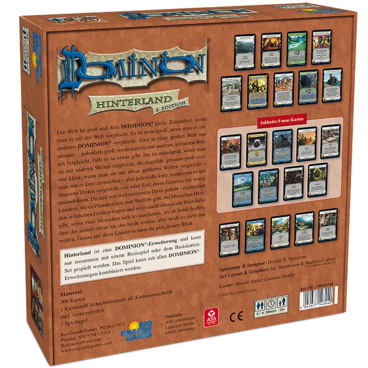 Produktbild: Dominion Hinterland 2. Edition