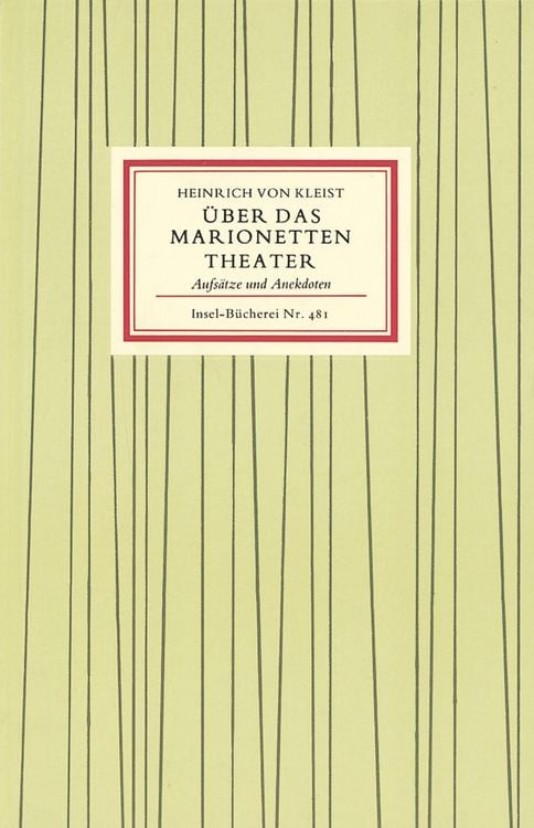 Produktbild: Über das Marionettentheater