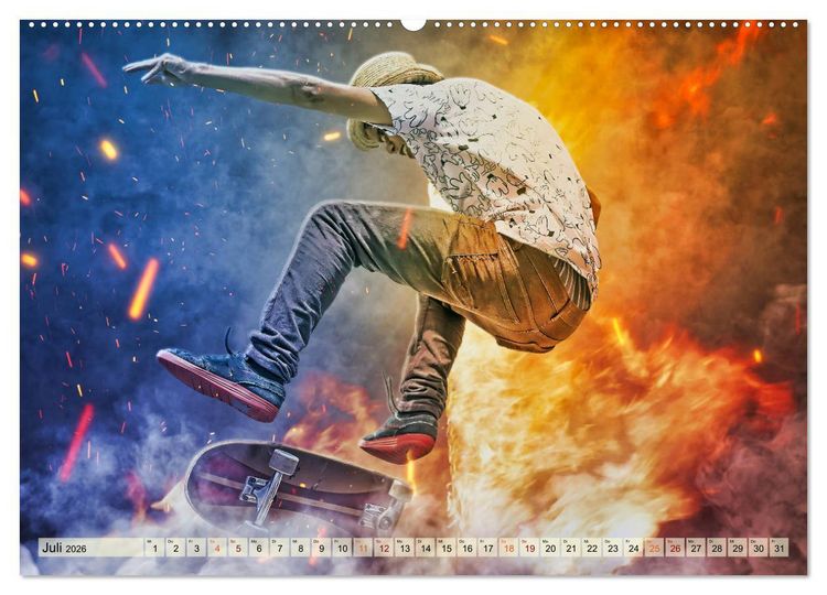 Produktbild: Faszination Sport (hochwertiger Premium Wandkalender 2026 DIN A2 quer), Kunstdruck in Hochglanz