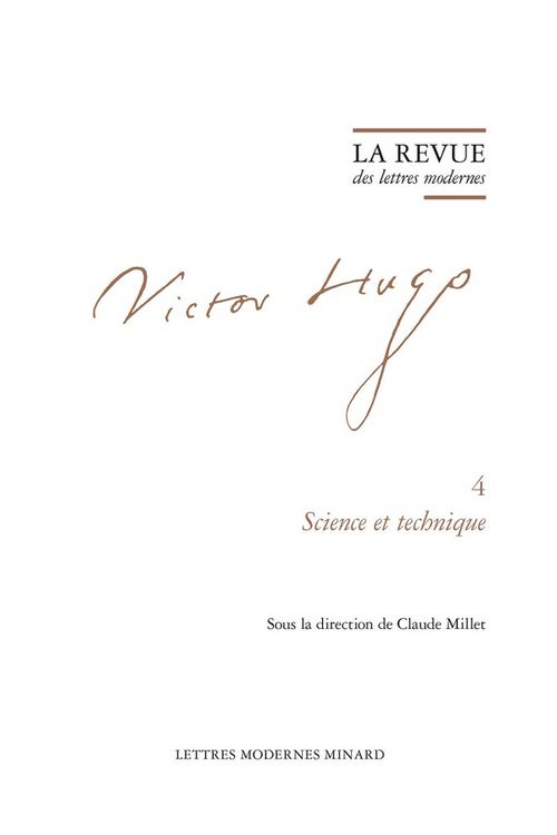 Produktbild: La Revue des Lettres Modernes ; Victor Hugo N.4 ; Science et Technique