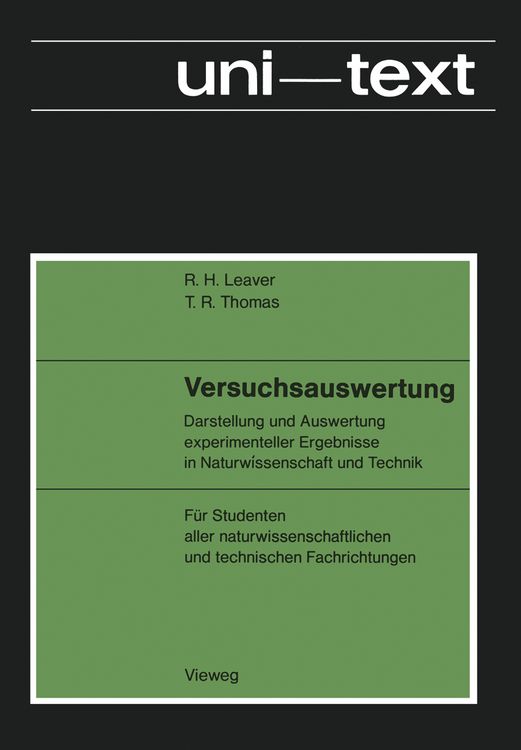 Produktbild: Versuchsauswertung