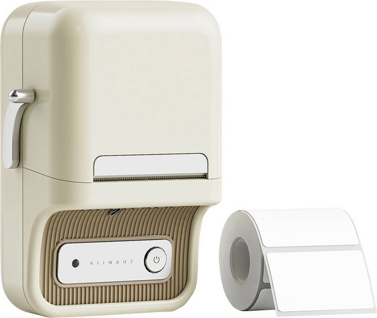 Produktbild: NIIMBOT B21 Pro Wireless Fotodrucker Schwarz-Wei&szlig; Druck-Aufl&ouml;sung: 300 x 300 dpi Wei&szlig;