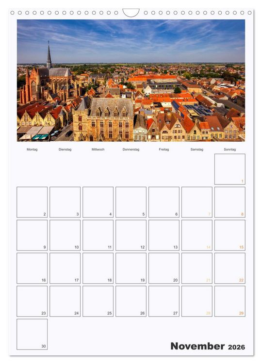 Produktbild: Flandern - Grafschaft in Belgien (Wandkalender 2026 DIN A3 hoch), CALVENDO Monatskalender