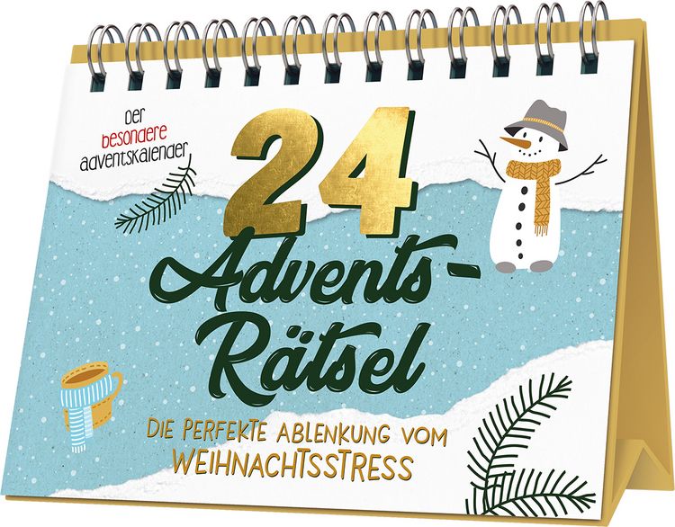 Produktbild: 24 Adventsr&auml;tsel I Die perfekte Ablenkung vom Weihnachtsstress