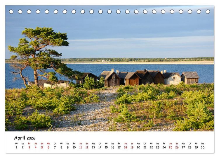 Produktbild: Gotland Impressionen (Tischkalender 2026 DIN A5 quer), CALVENDO Monatskalender