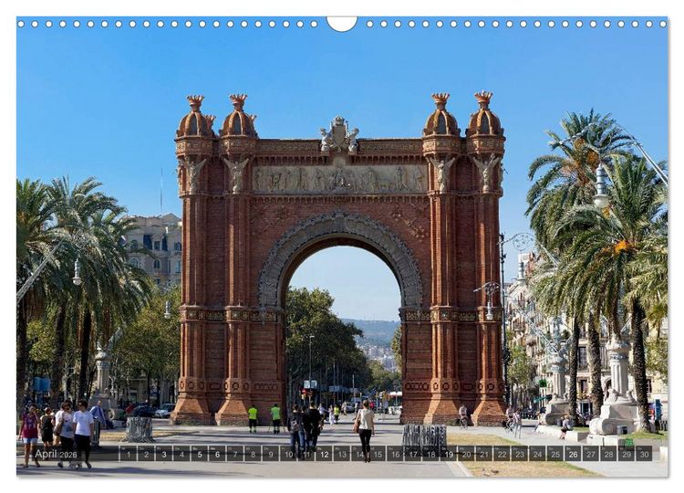 Produktbild: Barcelona - Von Gotik bis Modernisme (Wandkalender 2026 DIN A3 quer), CALVENDO Monatskalender