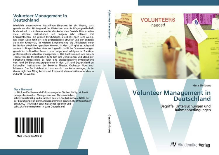 Produktbild: Volunteer Management in Deutschland