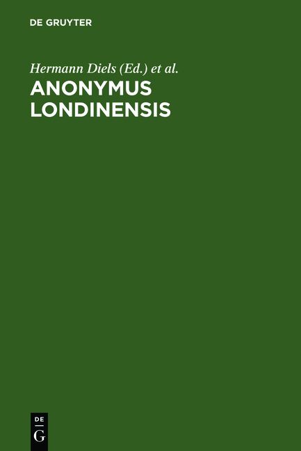 Produktbild: Anonymus Londinensis