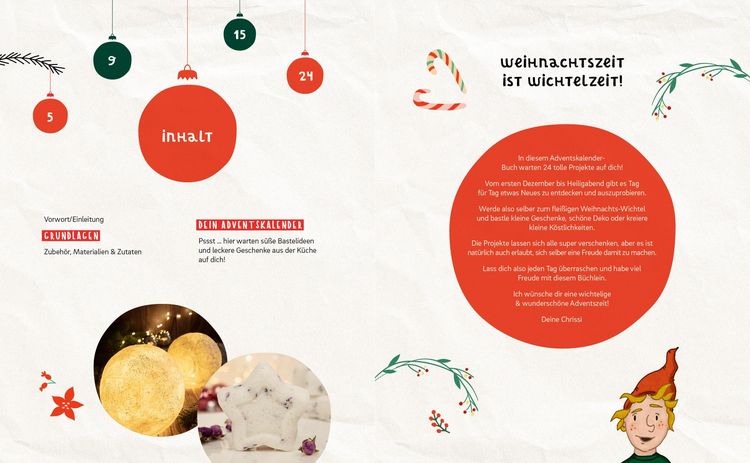 Mein Wichtel-Adventskalender-Buch