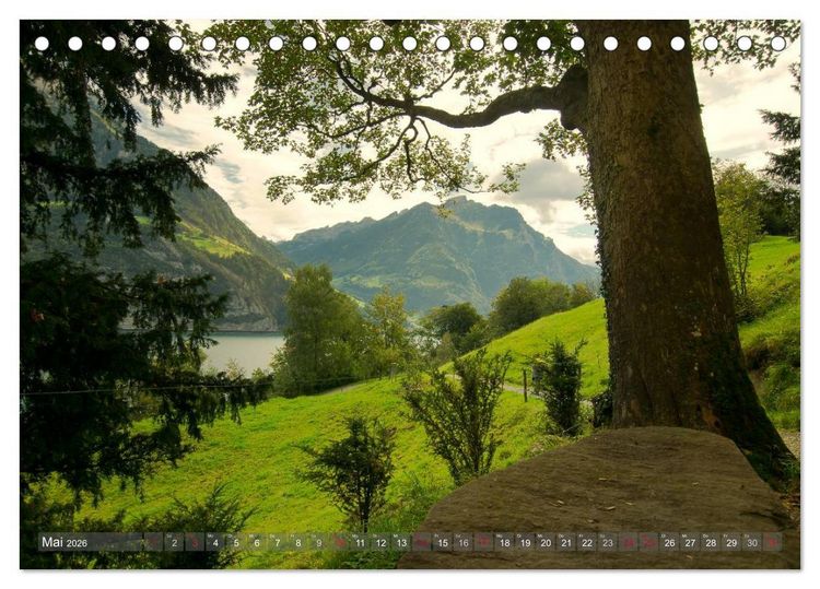 Produktbild: Der Zauber der Schweizer Berge (Tischkalender 2026 DIN A5 quer), CALVENDO Monatskalender
