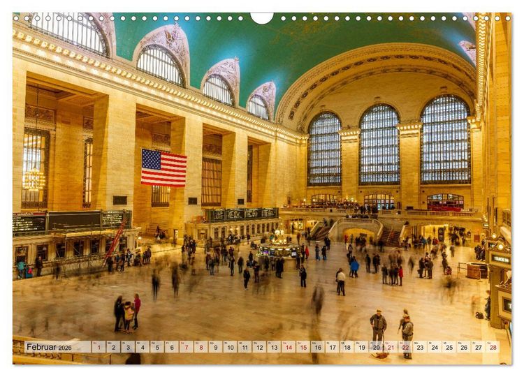 Produktbild: New York - United States of America (Wandkalender 2026 DIN A3 quer), CALVENDO Monatskalender