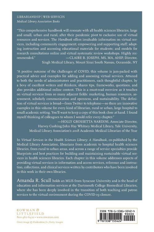 Produktbild: Virtual Services in the Health Sciences Library