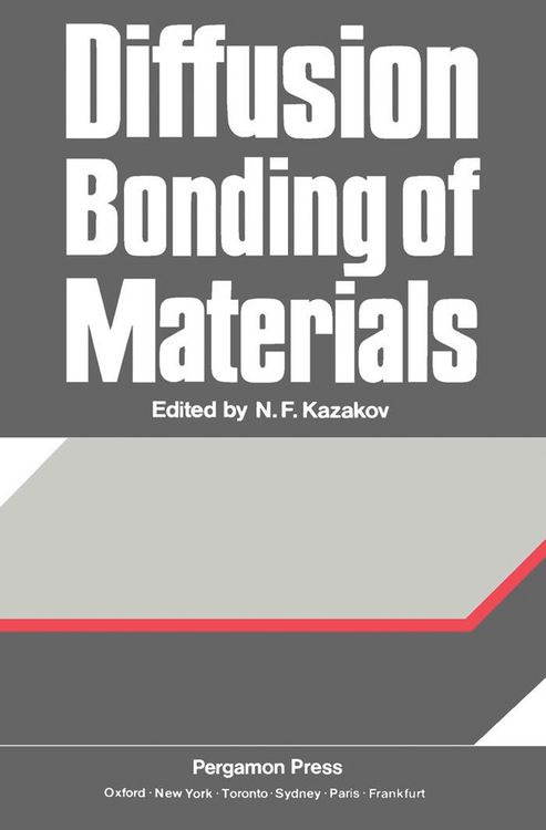 Produktbild: Diffusion Bonding of Materials