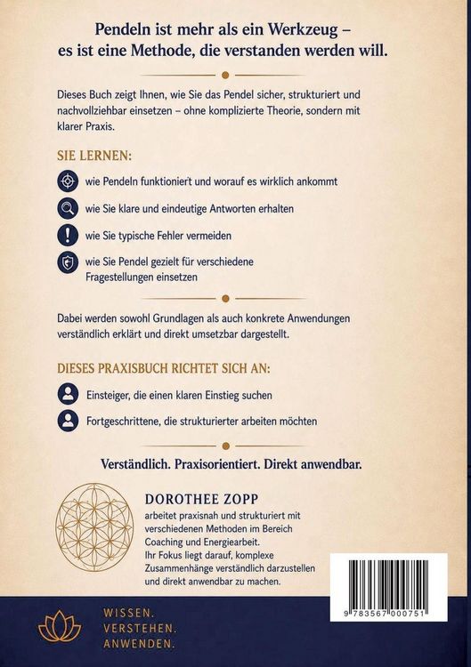 Produktbild: Arbeiten mit dem Pendel - Verstehen und Anwenden