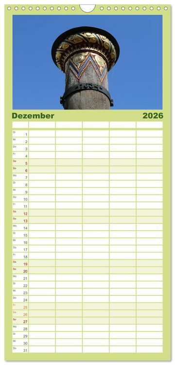 Produktbild: Familienplaner 2026 - Ribe, D&auml;nemarks alte Stadt mit Mittelaltercharme und Wikinger-Vergangenheit mit 5 Spalten (Wandkalender, 21 x 45 cm) CALVENDO