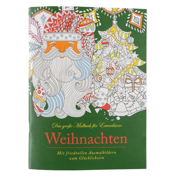 Produktbild: Idena Malbuch Weihnachten 64 Seiten 17x23cm