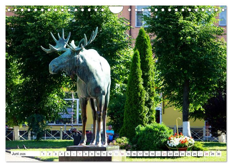 Produktbild: Gumbinnen - Gussew. Das neue Gesicht einer alten Stadt (Wandkalender 2026 DIN A4 quer), CALVENDO Monatskalender