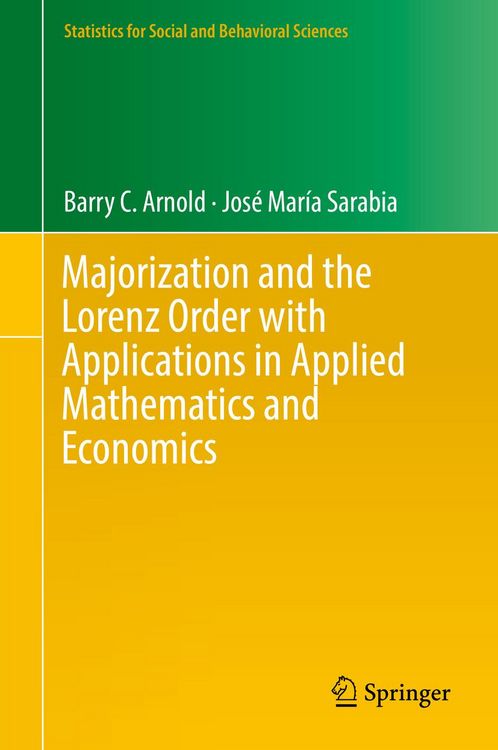 Produktbild: Majorization and the Lorenz Order with Applications in Applied Mathematics and Economics
