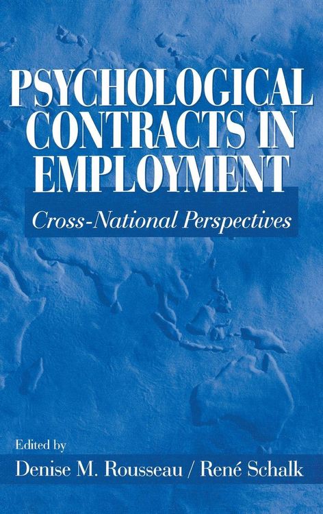 Produktbild: Psychological Contracts in Employment