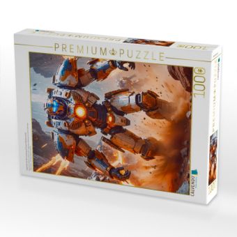 Produktbild: CALVENDO Puzzle Legion&auml;re bei der Landung auf einem W&uuml;stenmond | 1000 Teile Lege-Gr&ouml;&szlig;e 64x48cm Foto-Puzzle f&uuml;r gl&uuml;ckliche Stunden
