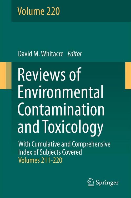 Produktbild: Reviews of Environmental Contamination and Toxicology