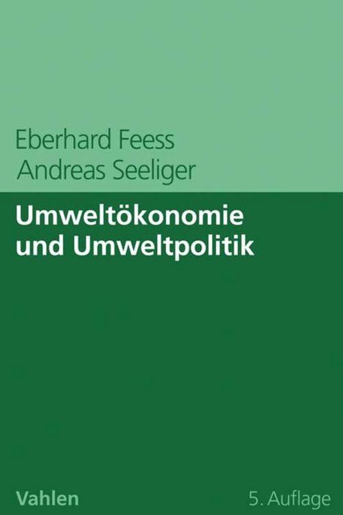 Produktbild: Umwelt&ouml;konomie und Umweltpolitik