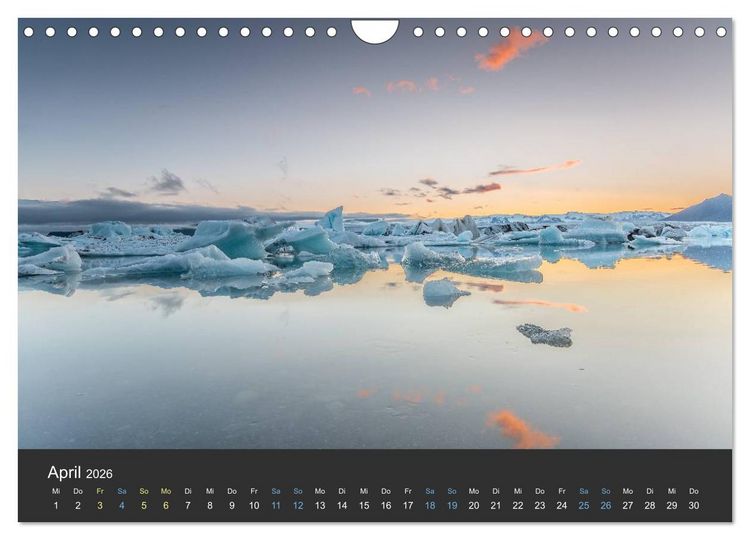 Produktbild: Island (Wandkalender 2026 DIN A4 quer), CALVENDO Monatskalender