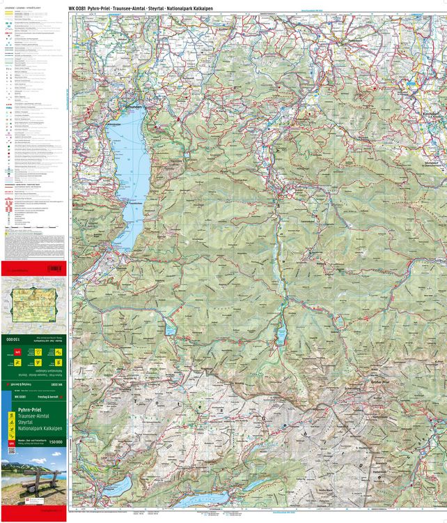 Produktbild: freytag & berndt Wanderkarte WK 0081 Pyhrn-Priel, Traunsee-Almtal - Steyrtal - Nationalpark Kalkalpen 1:50.000